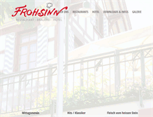 Tablet Screenshot of frohsinn-arbon.ch